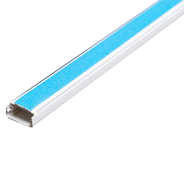 Canaleta autoadhesiva de aluminio de 20mm x 10mm, longitud de 2 metros