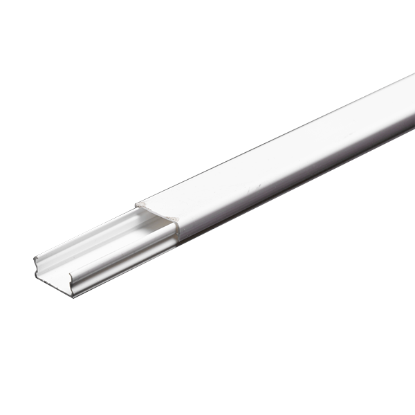 Canaleta de PVC de 20mm x 10mm, longitud de 2 metros