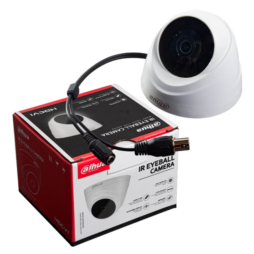 Cámara De Seguridad Dahua Domo 2mp 3.6mm Ir20 Plástica