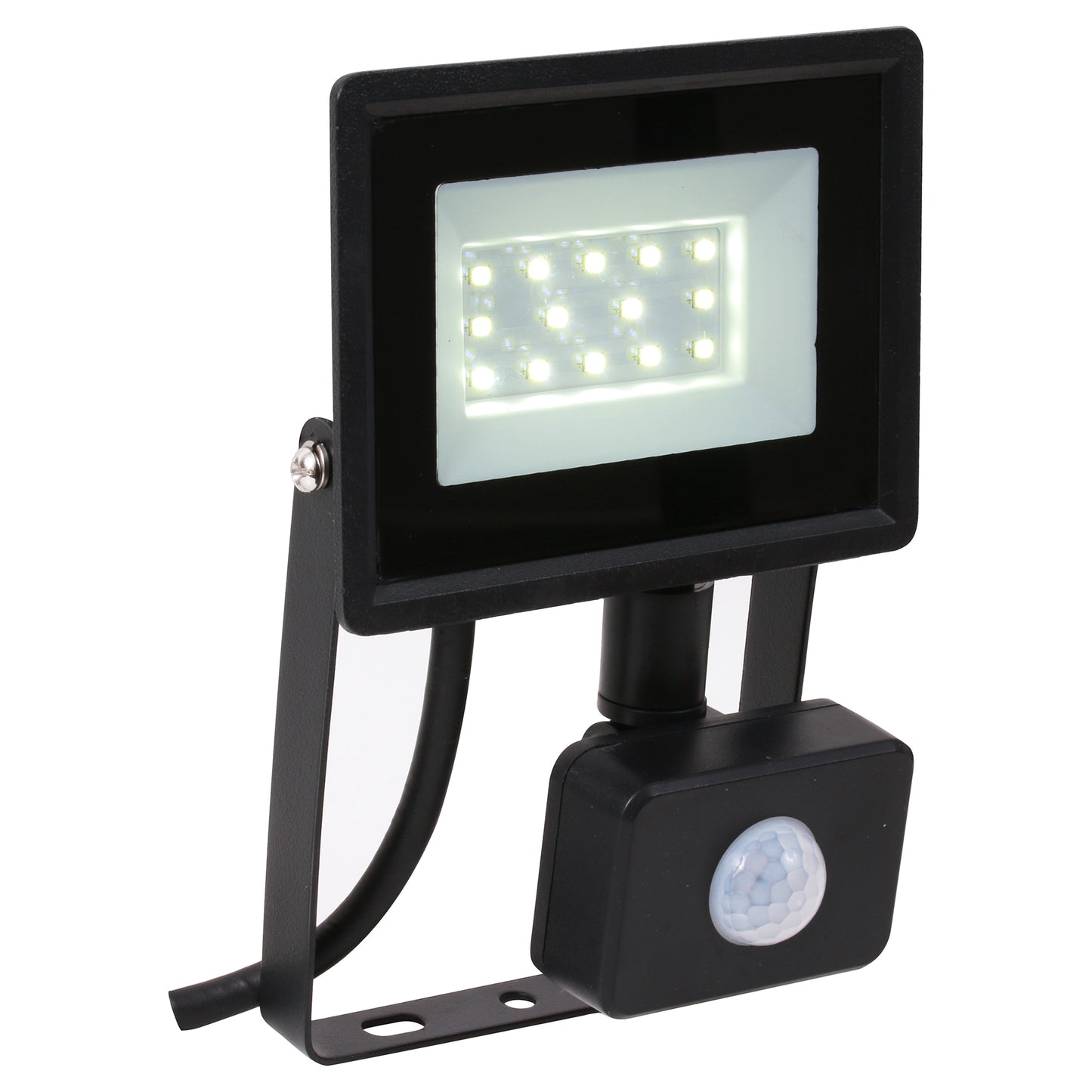 Proyector de área LED ultra plano con sensor de movimiento de 20W, luz día