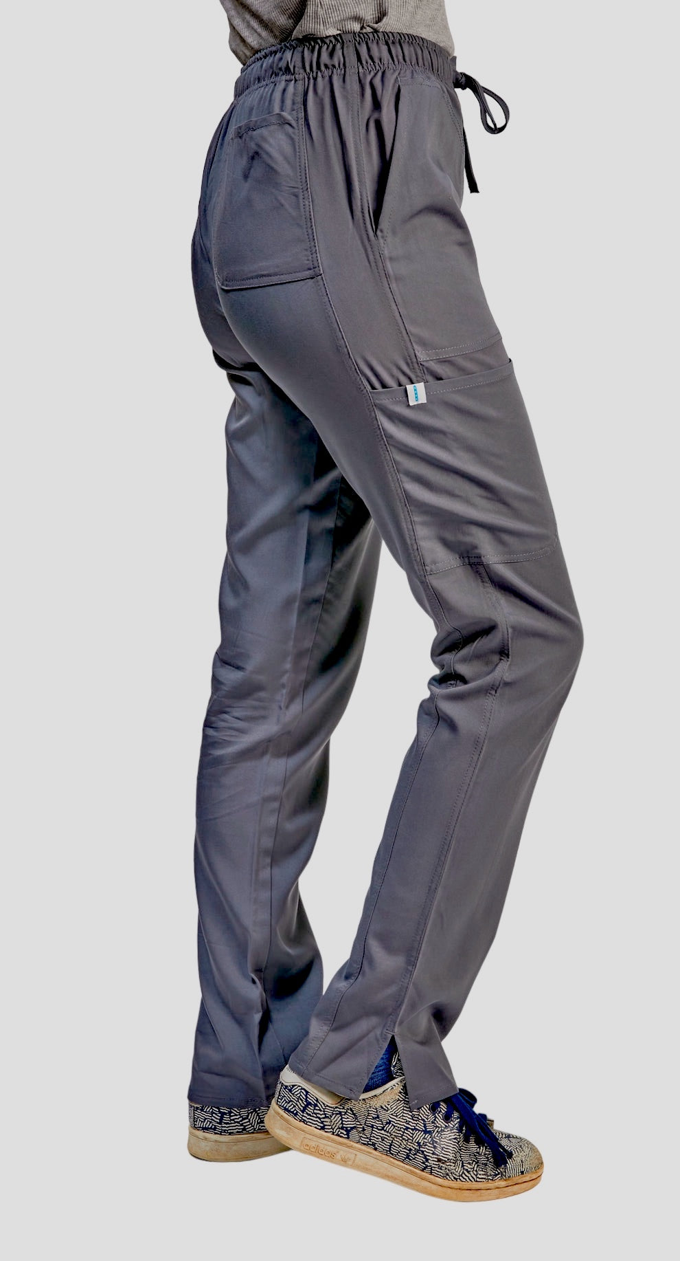 Conjunto Polera Y Pantalón Clinico Gris Oscuro