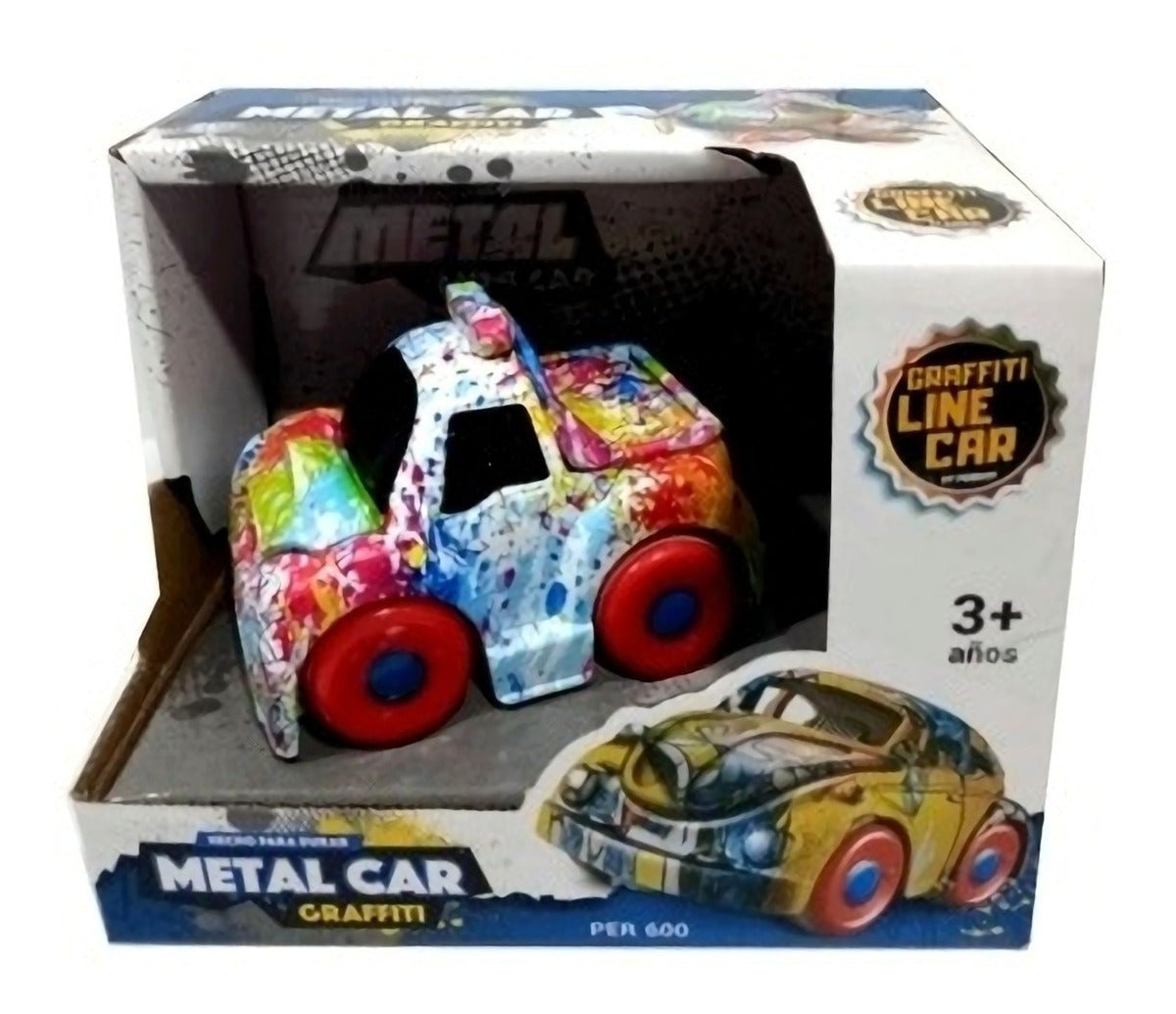 Auto | Camioneta | Moto Metalico Graffiti Juguete Fricción