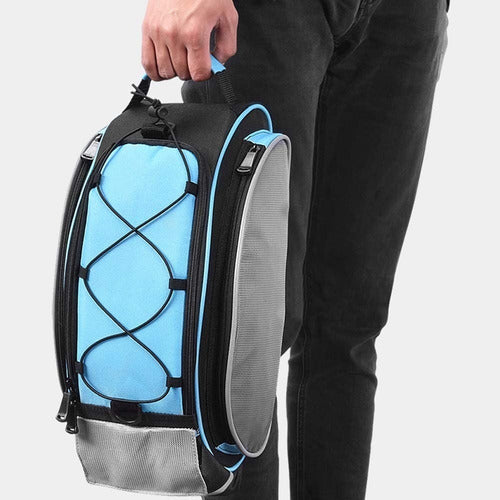 Bolso Parrilla Para Bicicleta Roswheel Azul