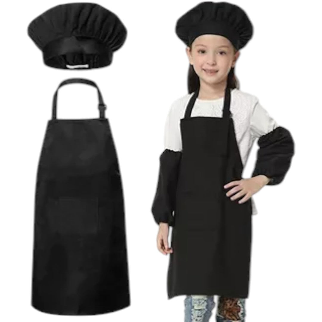 Set Delantal | Gorro | Mangas Disfraz Infantil Chef Cocina