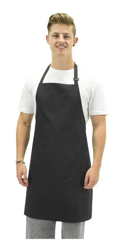 Pack 5 Pecheras Chef Outfitters Con Bolsillo Negro