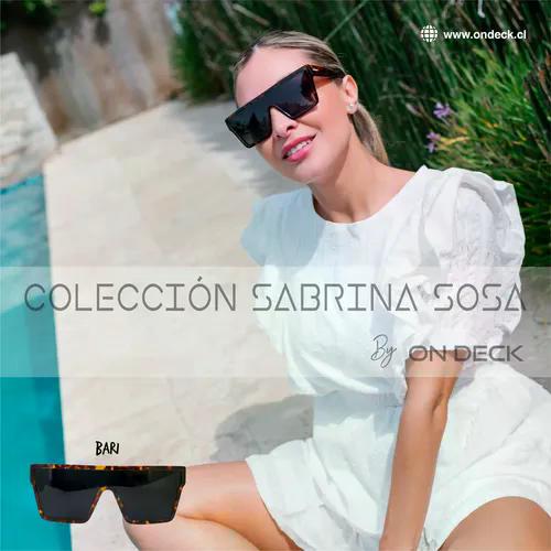 Lentes Anteojos De Sol Ondeck Bari By Sabrina Sosa Bari Marrón Oscuro Negro