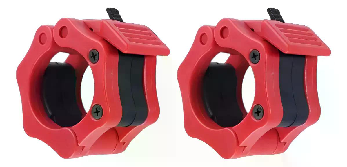 Par De Collarines Barra Olimpica 50mm Pesas Crossfit