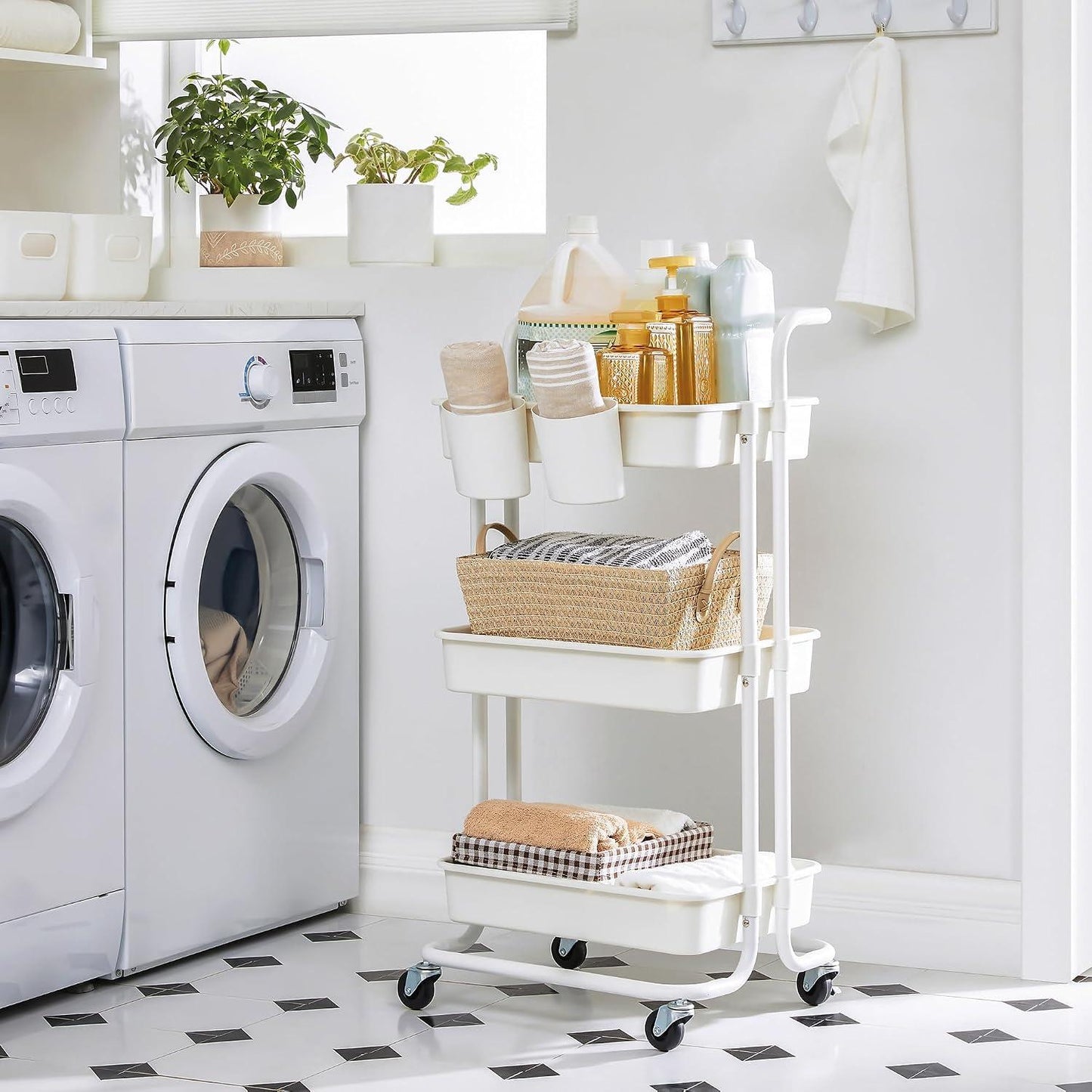 Carro Organizador Songmics 3 Niveles Con Ruedas Cocina