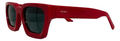 Lentes Anteojos De Sol Ondeck 2318 Premium 2318-c1 Rojo Negro