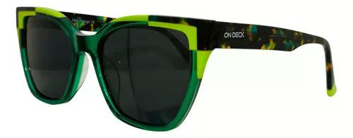 Lentes Anteojos De Sol Ondeck 361a Premium 361a Verde Musgo Negro Verde Oscuro