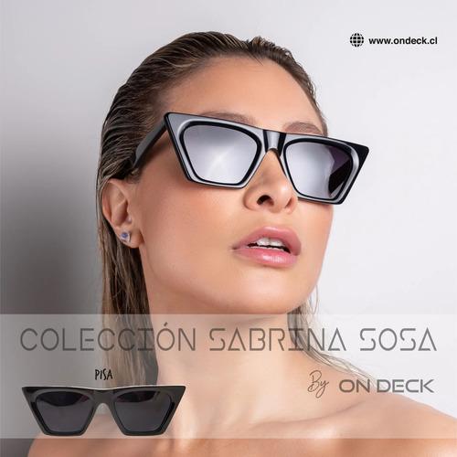 Lentes Anteojos De Sol Ondeck Pisa By Sabrina Sosa Pisa Negro