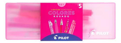 Set Pilot Rosado 5 Unidades Variedad