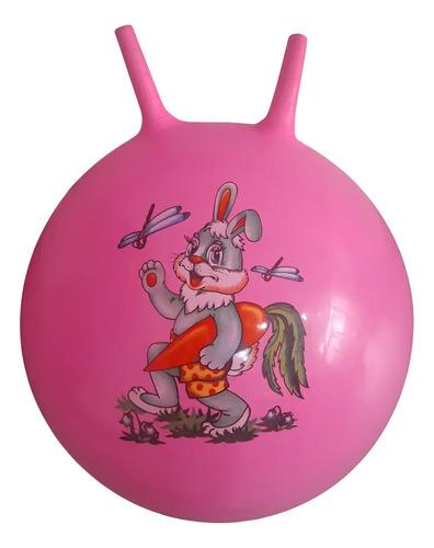 Juego Pelota Saltarina Grande Juguetes Perrot Rosa