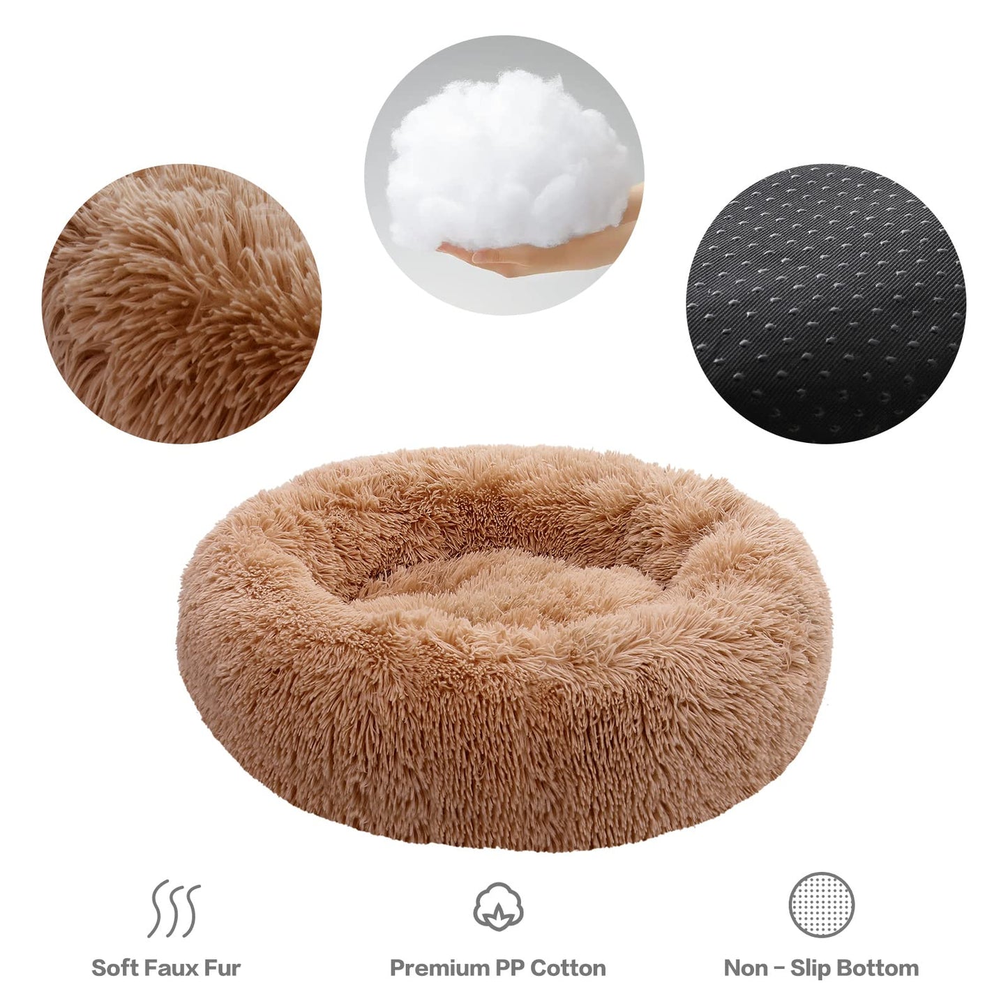 Cama Para Mascota Perros Y Gatos 60cm Tamaño M