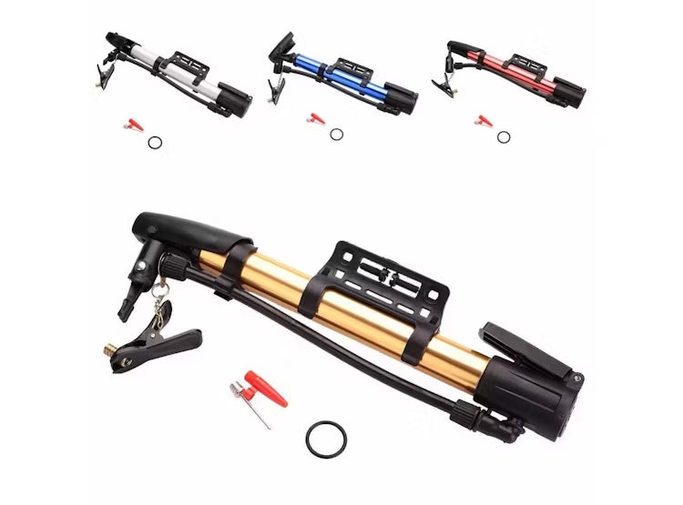 Mini Bombin Aluminio y PVC Para Bicicleta Y Pelotas