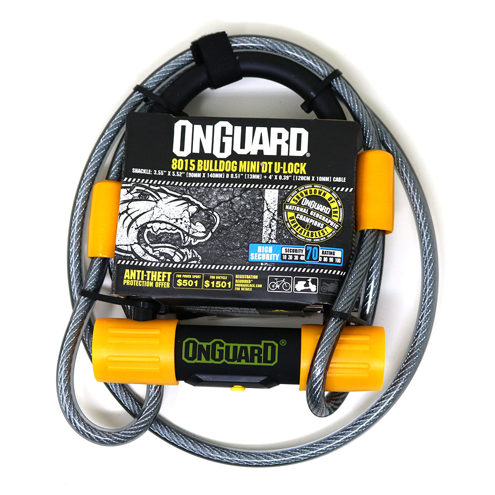 Candado Para Bicicleta On Guard Ulock Bulldog Con Cable