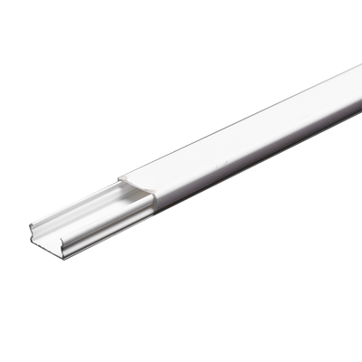 Canaleta de PVC de 20mm x 10mm, longitud de 2 metros