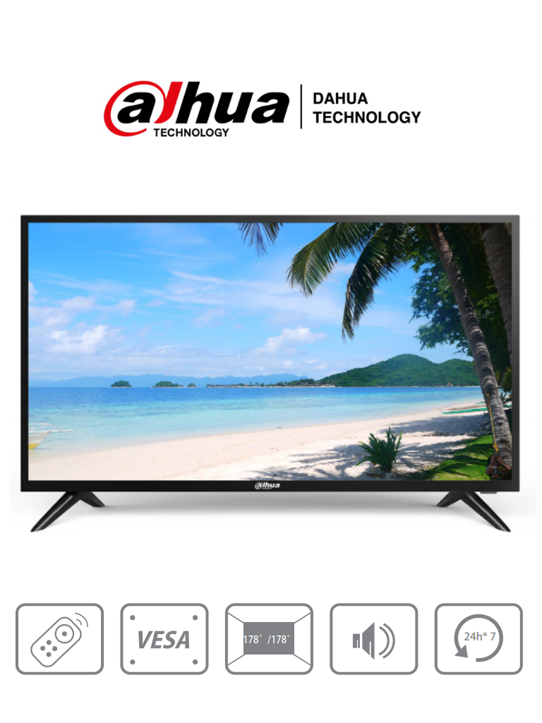 Monitor Dahua 43'' | Video Vigilancia Full Hd | CCTV