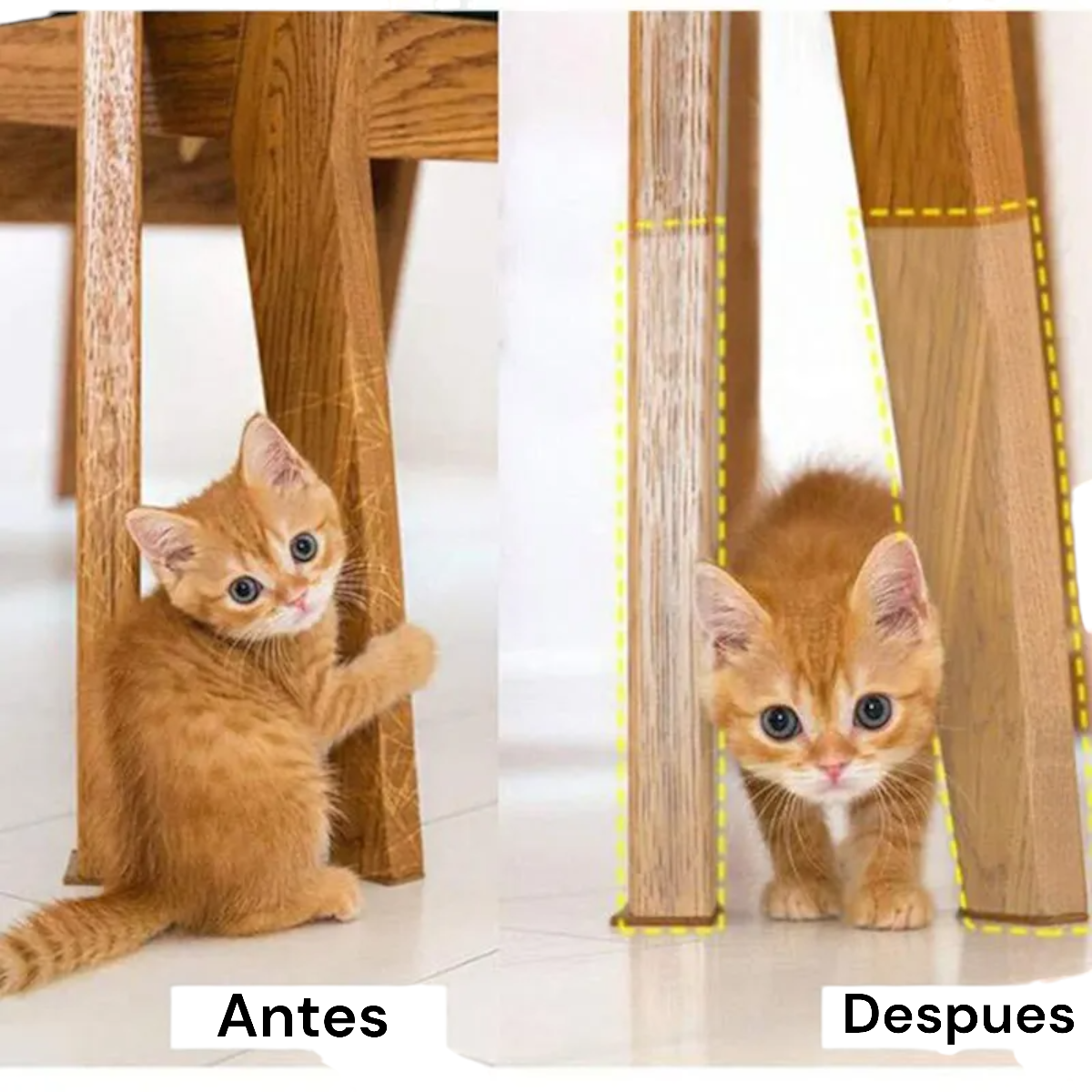 Pack 6 Pegatina Lamina Protectora Antiarañazos Sofa Sillon Gatos