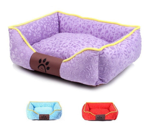 Cama Mascota Ultrasuave Gato Perro 56x46 Cm