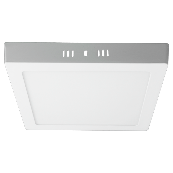 Panel LED cuadrado sobrepuesto de 18W, luz día 6500K