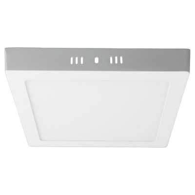Panel LED cuadrado sobrepuesto de 18W, luz día 6500K