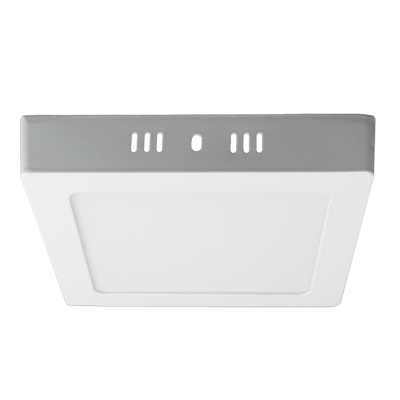 Foco Panel LED sobrepuesto cuadrado de 12W, luz día 6500K