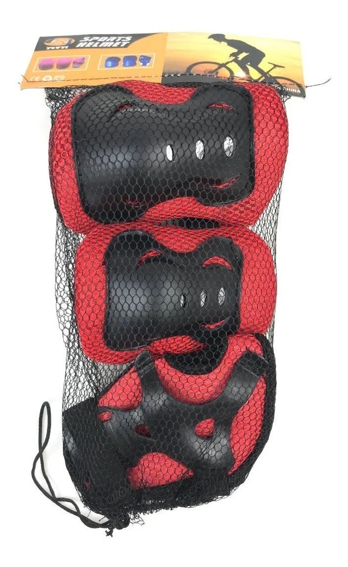 Set Casco + Protección Niños Bicicleta | Skate | Patines
