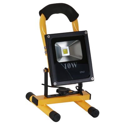 Proyector de área LED recargable de 10W con soporte