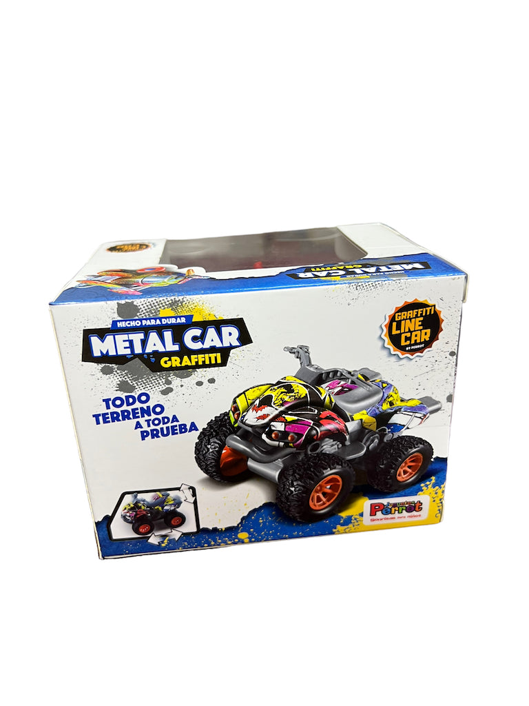 Auto | Camioneta | Moto Metalico Graffiti Juguete Fricción