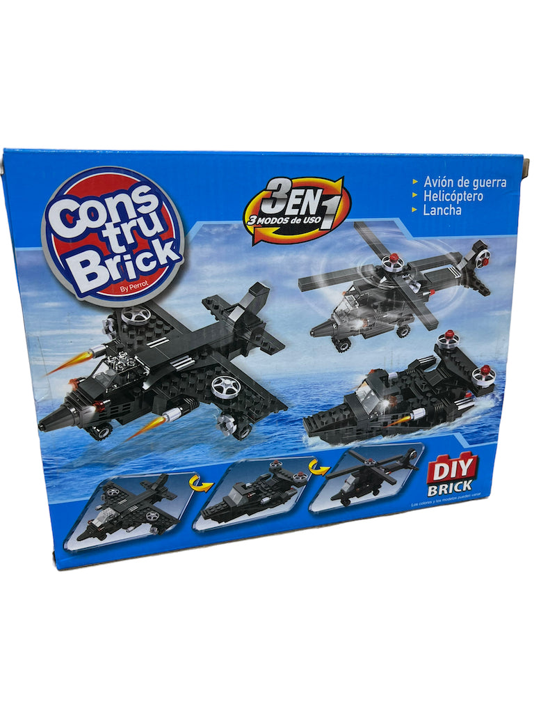 Juego Constru Brick Avion 3 En 1 | Lego Compatible