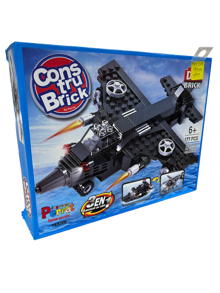 Juego Constru Brick Avion 3 En 1 | Lego Compatible