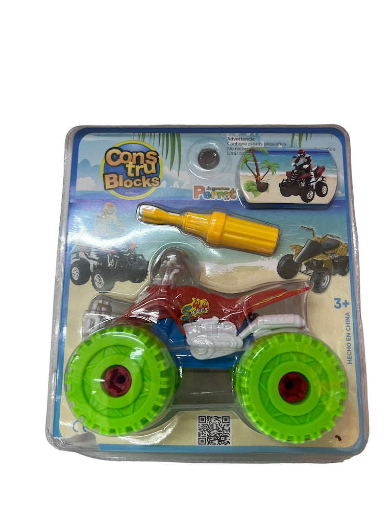 Moto Juguete Playera Armable Didactica