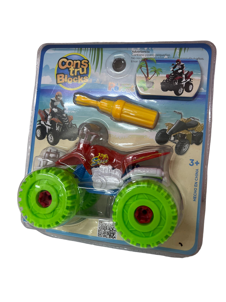 Moto Juguete Playera Armable Didactica