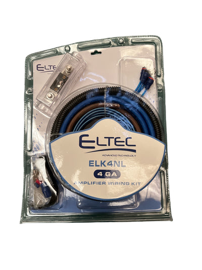 Kit De Cables Instalación Eltec De 4 Gauge Fusible 100Amp