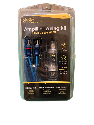 Kit De Cables Instalacion Stinger Ssk8 De 8 Gauge