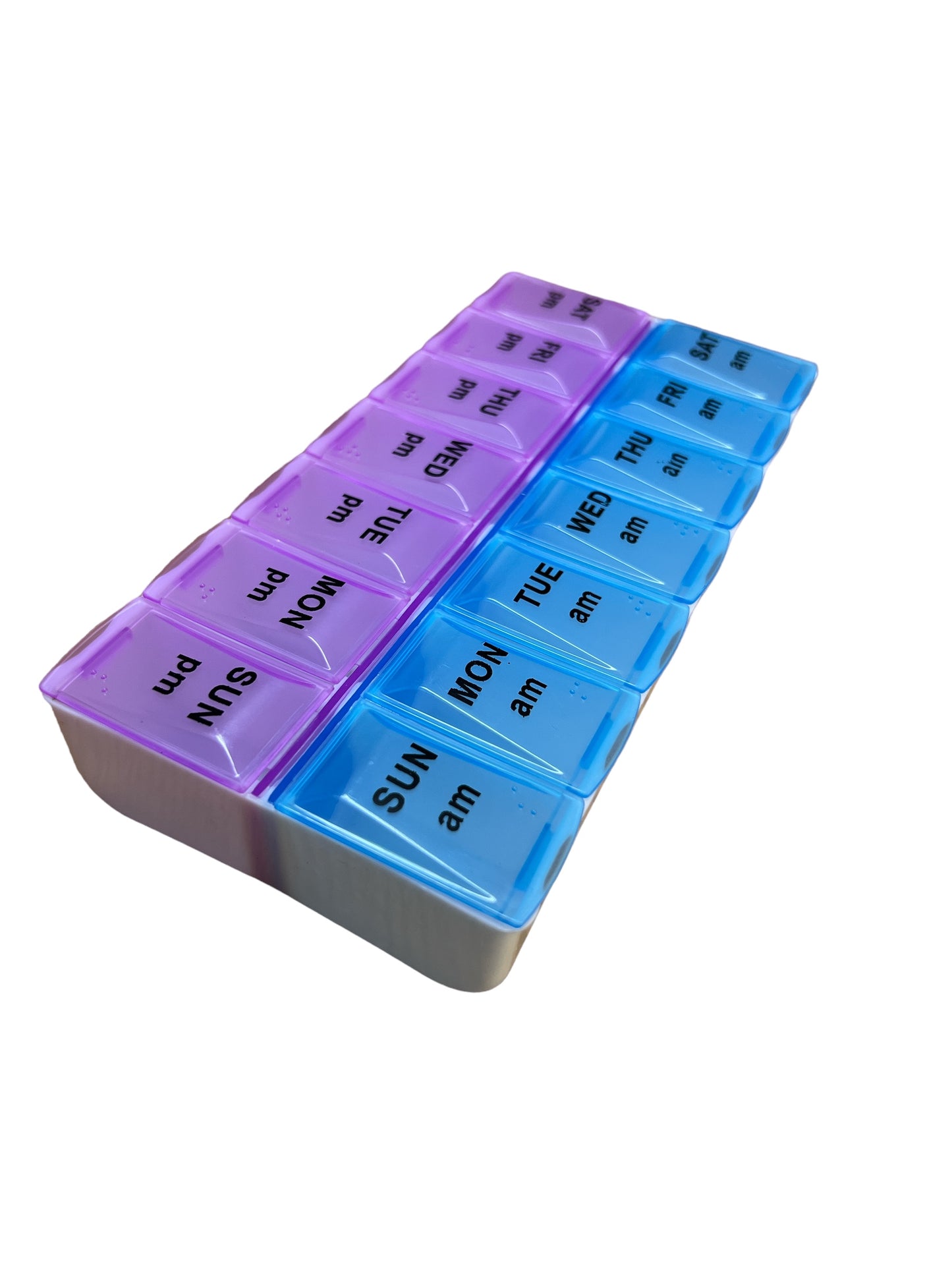 Organizador Pastillas Pastillero Semanal 2 Tomas Diarias