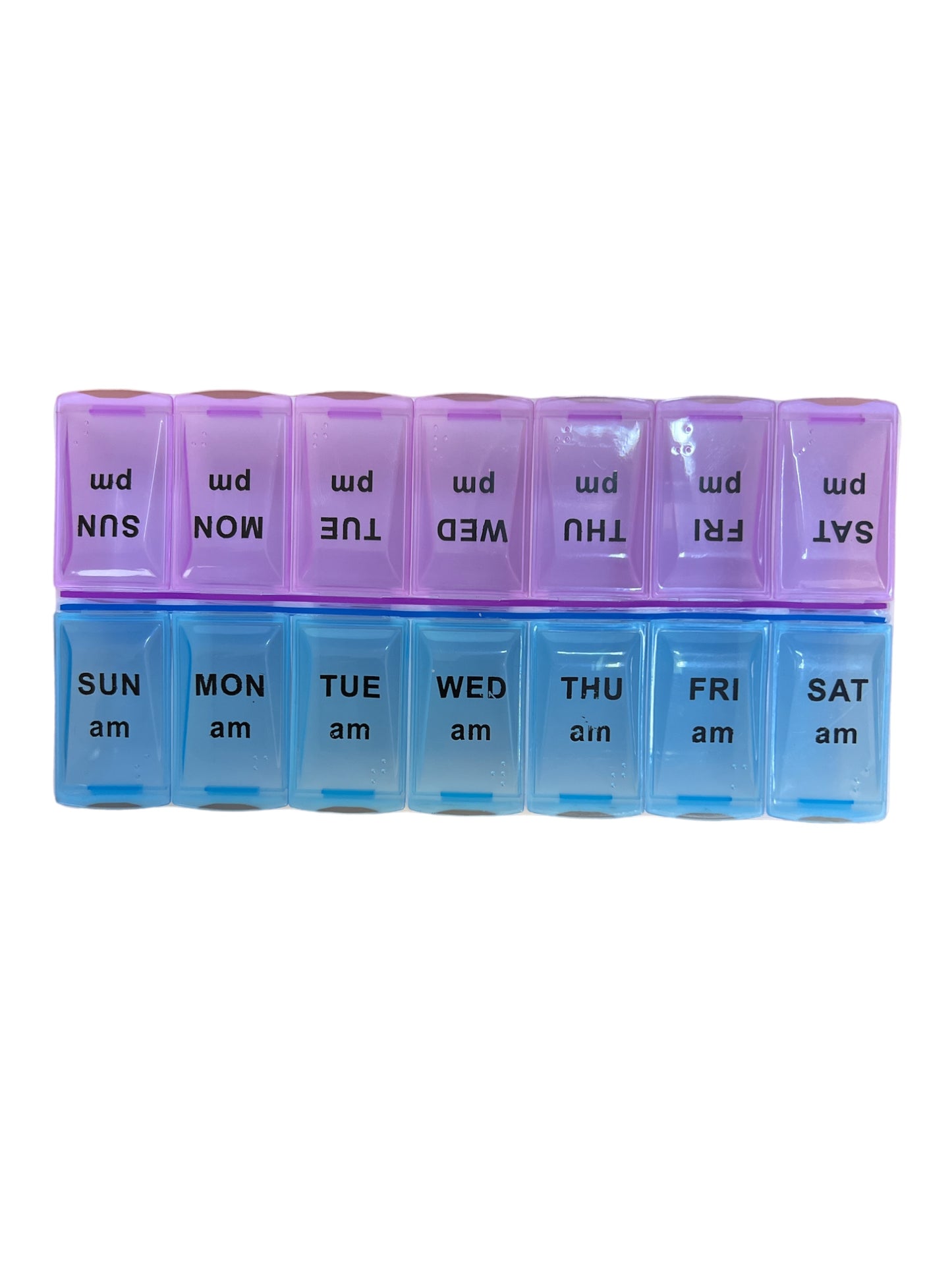 Organizador Pastillas Pastillero Semanal 2 Tomas Diarias