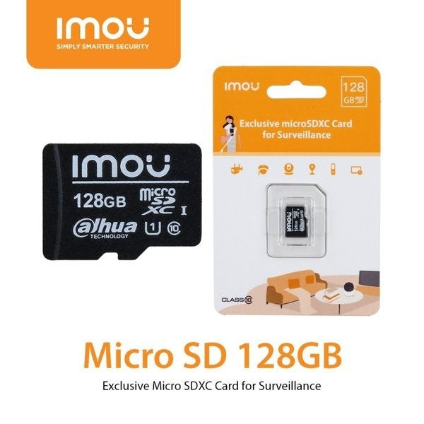 Tarjeta Memoria Micro Sd Imou Vigilancia 128 GB Clase 10