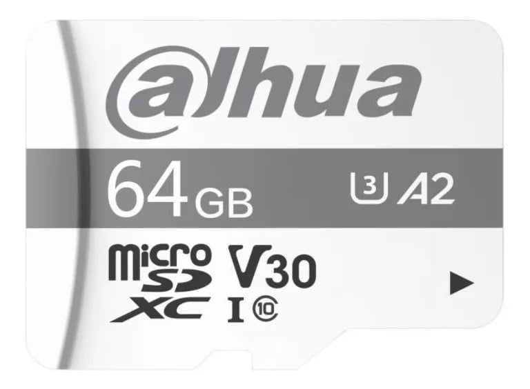 Tarjeta Memoria Micro Sd Dahua Vigilancia 64 GB Clase 10