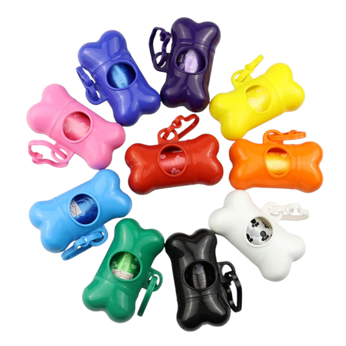 Dispensador Bolsas Perros Mascotas + 1 Rollo