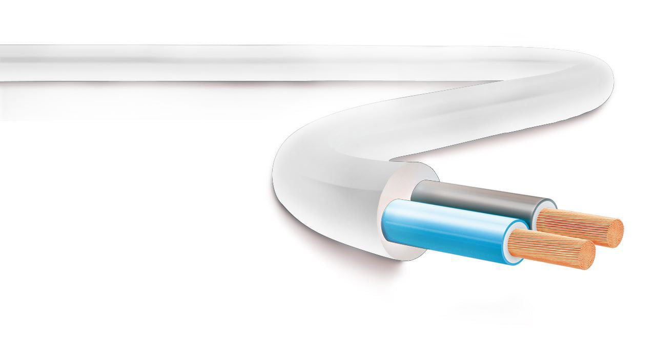 Cable eléctrico 2x0.75 HO5VV-F de 100 metros