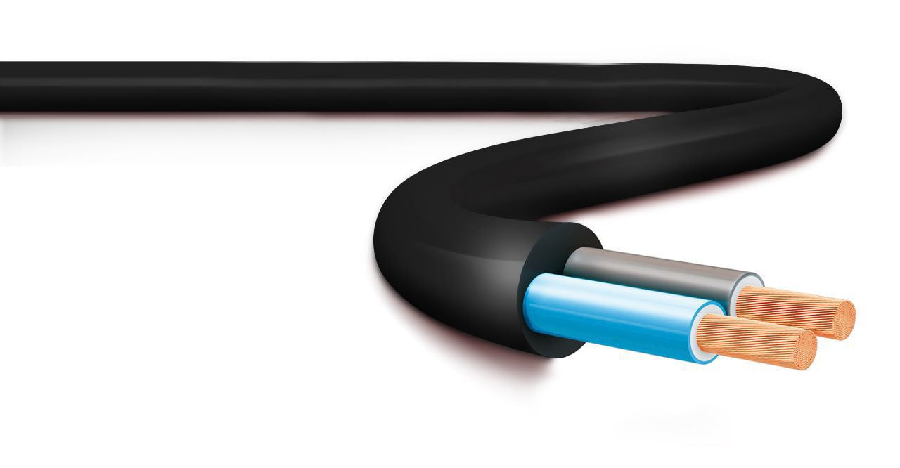 Cable eléctrico 2x0.75 HO5VV-F de 100 metros