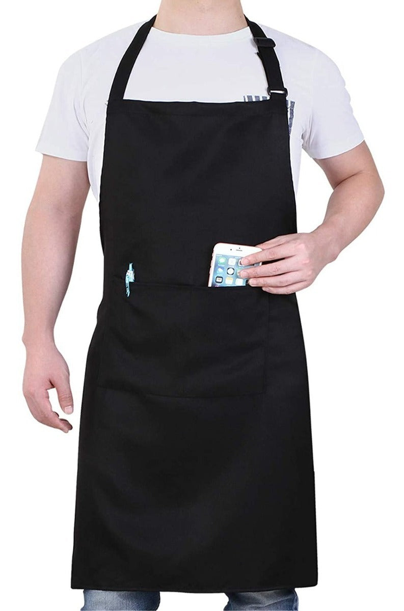 Pack X 4 Pecheras O Delantales Negro