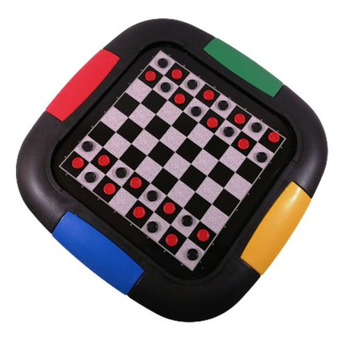 Juego De Mesa 3 En 1 Damas | Ajedrez | Backgammon