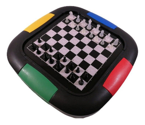Juego De Mesa 3 En 1 Damas | Ajedrez | Backgammon