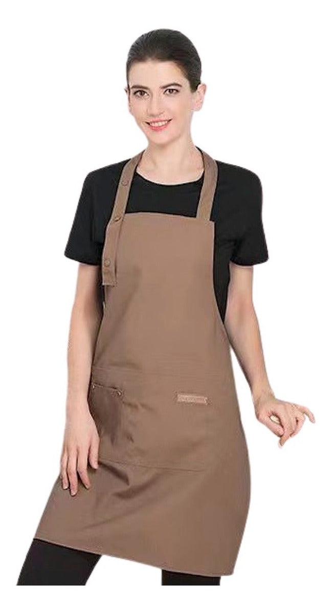 Pechera Delantal Gastronomia | salon | Cocina | Color Khaki