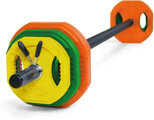 Kit Barra Y Discos (total 20kg) Body Pump Premium