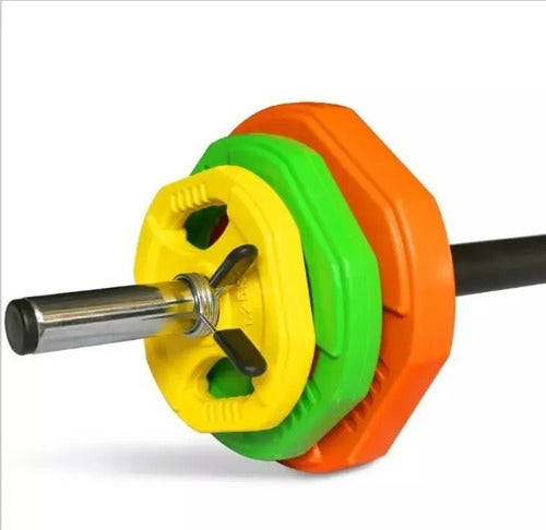 Kit Barra Y Discos (total 20kg) Body Pump Premium