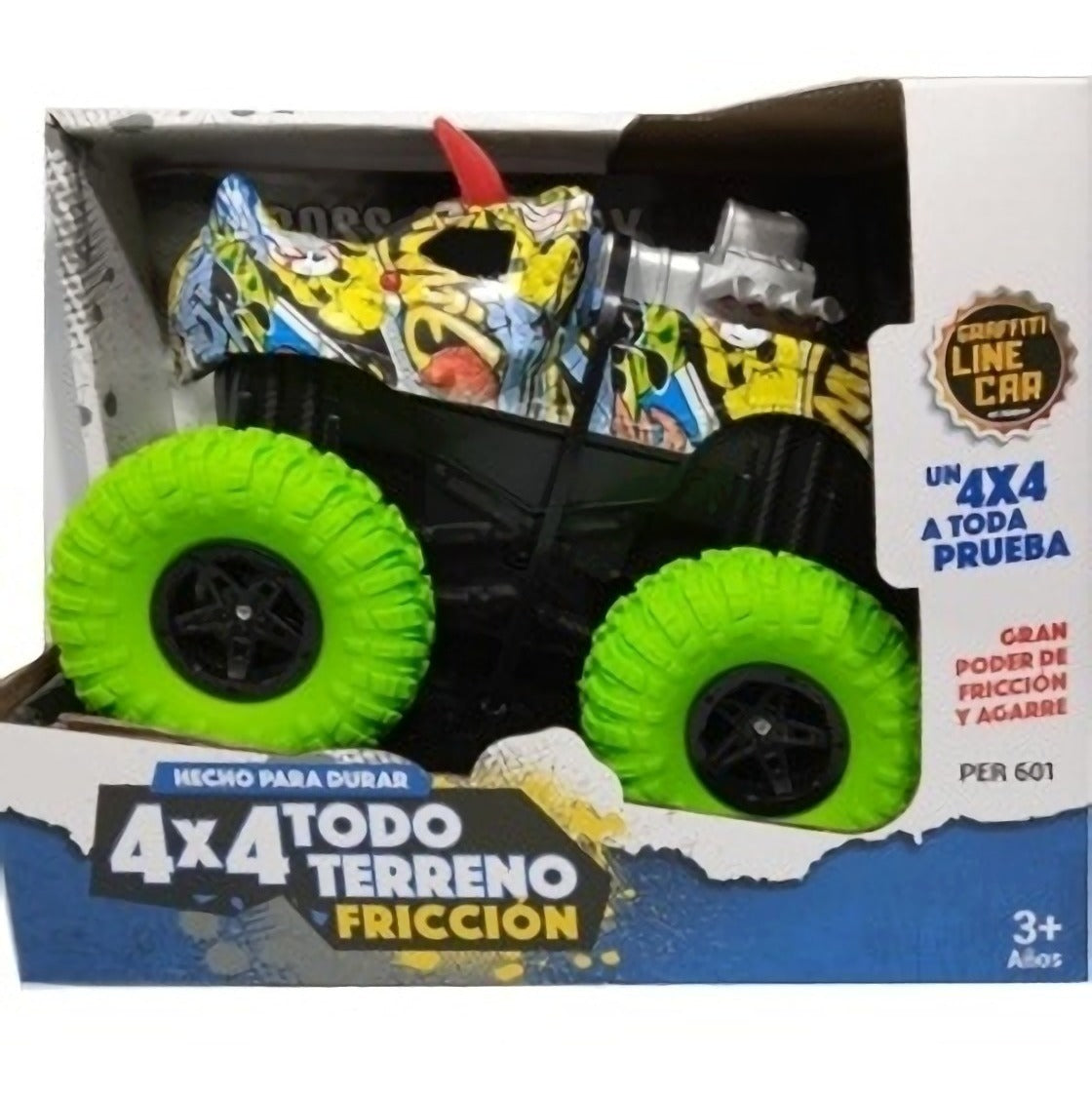 Auto O Camioneta Monster Truck 4x4 Con Fricción